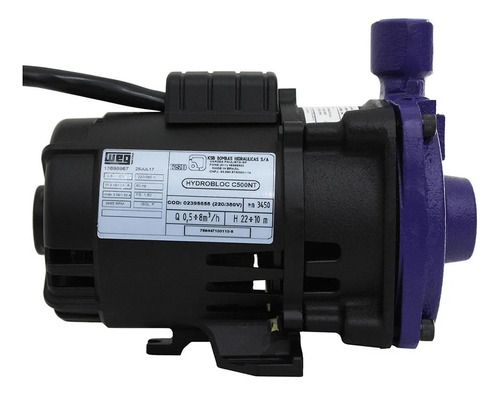 Motobomba Centrífuga Hydrobloc C1500n Ksb Mono 1,5cv 220v