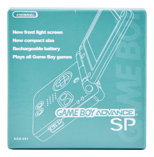 Caja Para Consola Game Boy Advance (gba) Sp Verde