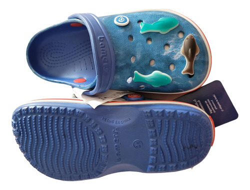 Zuecos Bamers X Airline Flipy Niños Azul