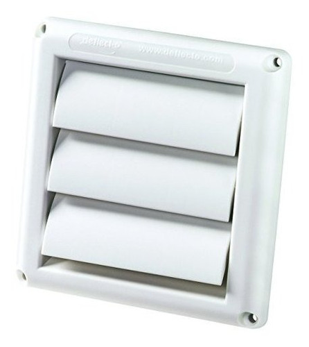 Deflecto Campana De Ventilación, 4 Pulgadas, Blanco (hs4w/48