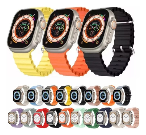 Correa Pulso Ocean Para Apple Watch 42/44/45/49mm