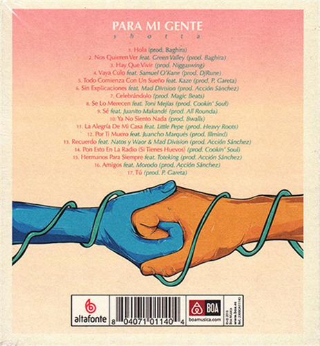 Cd Para Mi Gente (shotta) Estándar