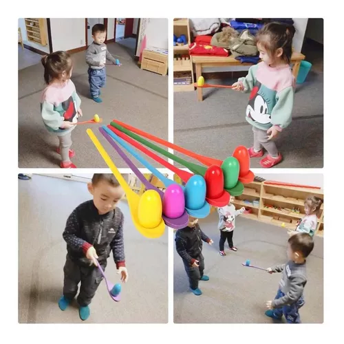 Conjunto De Jogo De Corrida De Ovo E Colher Com Gema, Jogo De Revezamento  De Gramado Ao Ar Livre Para Crianças, Brinquedo De Festa De Dia De Campo -  Temu Portugal