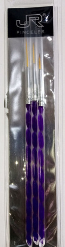 Pinceles Brush Set 3 Pz Marca Jr