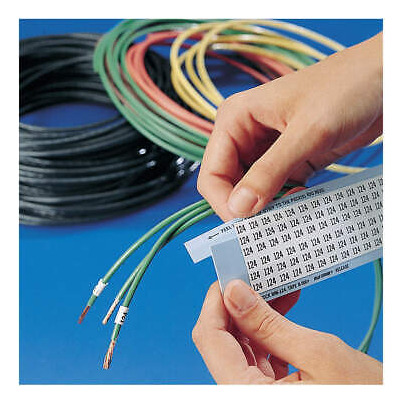 Brady Wm-pls-pk Wire Marker,printd,repos Self-adhes,pk25 Zzc