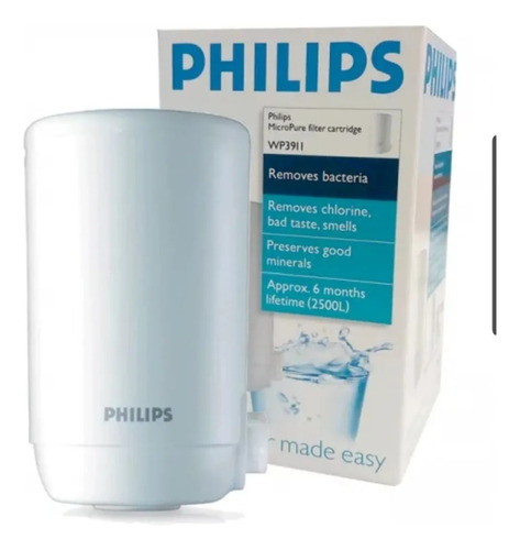 Repuesto Filtro Canilla De Agua Philips Wp3911 