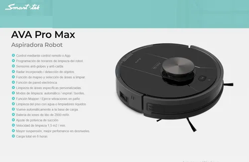 Cepillo Central Aspiradora Robot Smart Tek Ava Pro Max