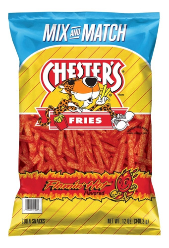 Chesters Flamin Hot Fries  Americano  340.2g