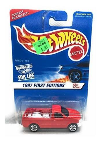 Hot Wheels 1997 First Editions 2/12 Red Ford F-150 5 2qmcu