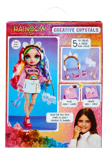 Rainbow High Muñeca 27cm Fashion Doll Creative Cristals