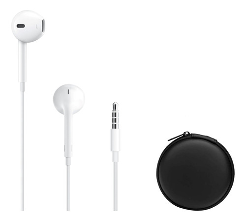 Audífonos Earpod Jack Compatible iPhone / Samsung + Estuche