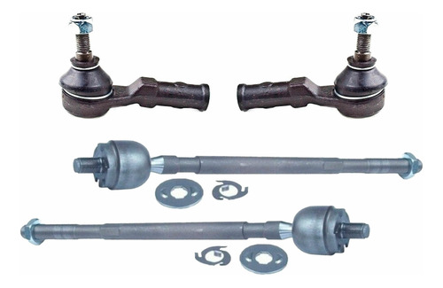 Kit Terminales Y Bieletas 4 Piezas Kangoo 07 Al 09 Ts