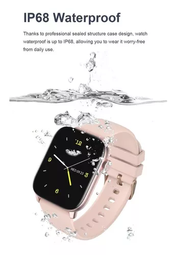 Smartwatch Mujer Reloj Inteligente Nictom NT14 + Malla Metal Rosa de Regalo