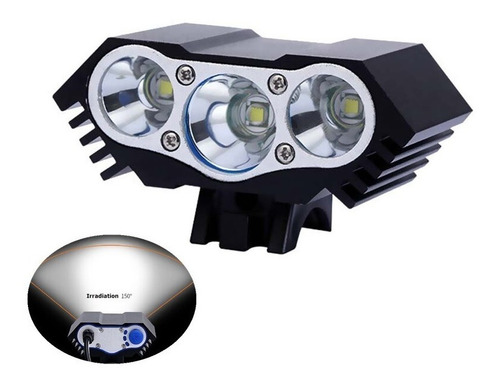 Lampara Luz Linterna Bicicleta X Led Cree 3000lm Recargable!