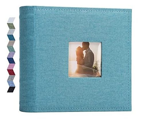 Vienrose Photo Album 4x6 200 Pockets Linen Frame Cover With