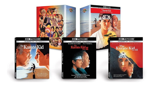 4k Ultra Hd + Blu-ray The Karate Kid Collection / 3 Films