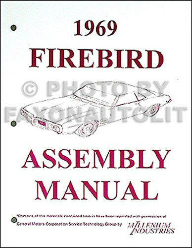 Manual De Ensamblaje Firebird & Trans Am 1969