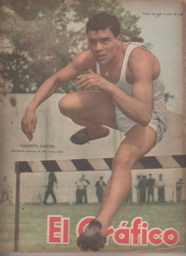Revista El Grafico  * Platense Campeon En Basquet - Año 1954