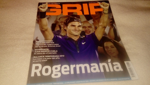 Grip Revista De Tenis N° 227 (roger Federer En Argentina)
