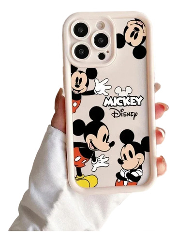 Funda De Silicona De Mickey Minnie Mouse, 2 Unidades, Para I