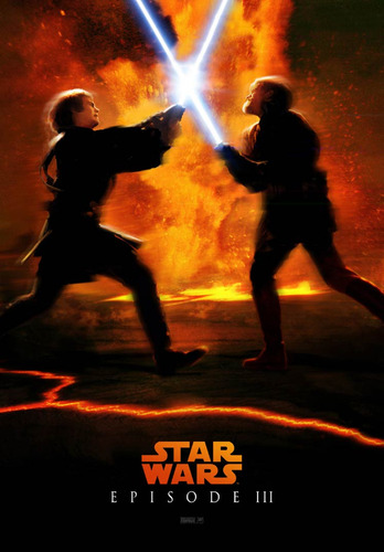 Poster Cartaz Guerra Nas Estrelas Star Wars Ep 3 Iii B 60x90