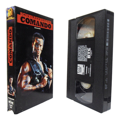 Comando Vhs Con Arnold Schwarzenegger, Clásicos Vintage