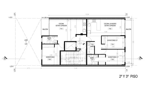 Imagen 7 de 10 de Departamento 2 Ambientes Contrafrente Con Balcon