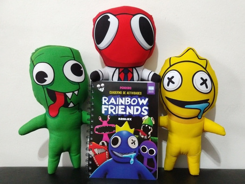 Muñeco Peluche Black Rainbow Friends Nuevo Personaje Negro