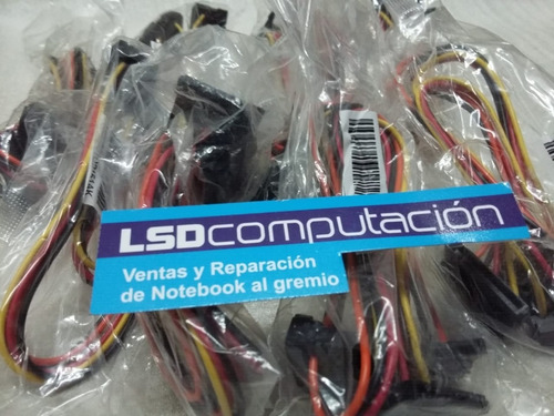 Cable Sata Molex Fuentes Pc Dvr 3 Conectores Lsdcomputacion