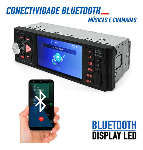 Rádio C/ Tela + Câmera 360° + Sensor Ré Grafite Corolla 2020
