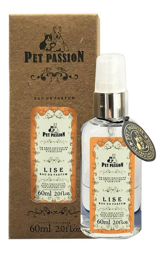 Perfume Pet Passion Lise 60ml Colônia