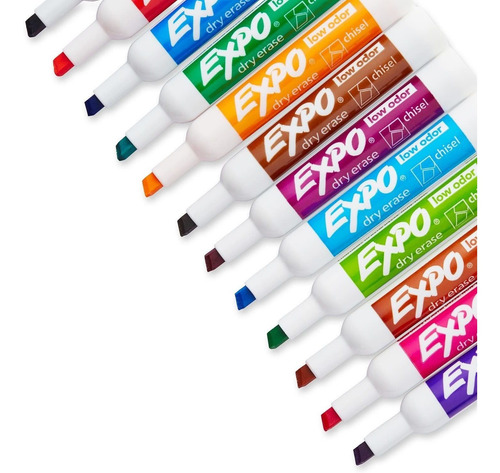 Marcador Rotulador Expo Borrado En Seco Surtidos 12-pack