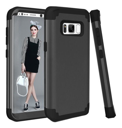 Funda Case Samsung S8/s8 Plus/s9/s9 Plus 360 Uso Rudo 3 En 1