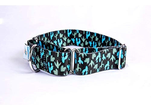 Collar De Perro Martingala Cactus Con Correa De Seis Pies Me