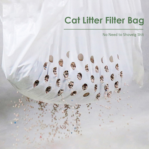 Bolsa Tamizadora De Arena Para Gatos Con Cordón Para Forros