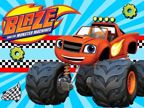 Kit Imprimible Candy Bar Blaze And The Monster Machines