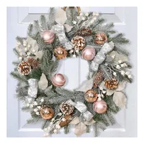 Comprar Decoración Navideña 20 Coronas Navideñas Con Bolas Corona Al