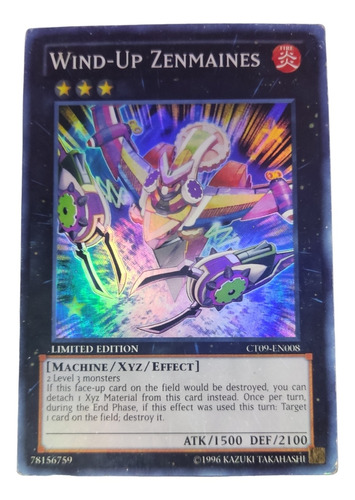 Yugioh Wind Up Zenmaines Súper 