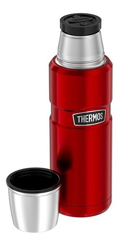 Termo Thermos King Acero Inoxidable 1.2 Lts Rojo