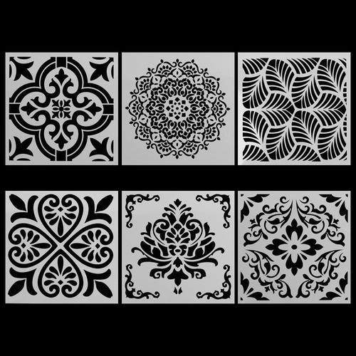 Juego De Plantillas De Mandala Para Hacer Muebles