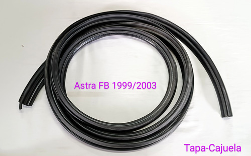 Empaque Hule Tapa-cajuela Astra Opel Fb 1999/03. Gm 90462610