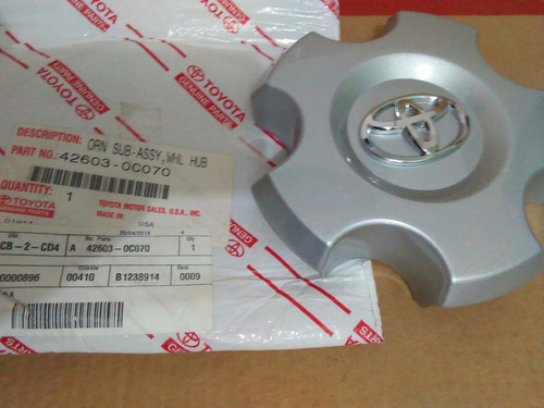 Tapa Centro De Rin Toyota Tundra Original 100%