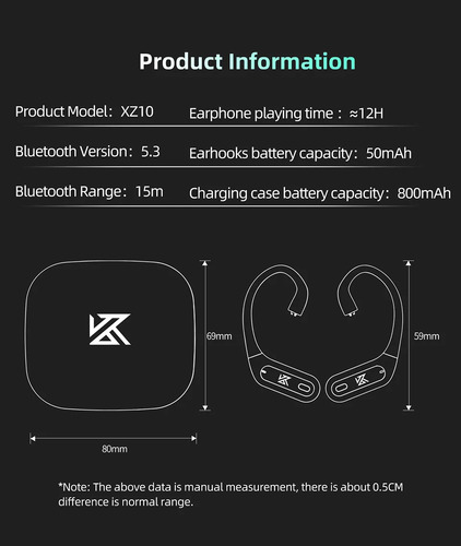 Kz Xz10 Modulo Bluetooth 5.3 Chip Qcc5171 Pin C