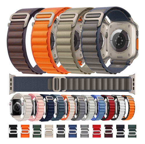 Pulso Correa Alpine Loop Para Apple Watch 42 44 45mm Ultra