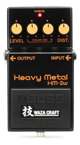 Boss Hm-2w Waza Craft Heavy Metal Distortion Pedal