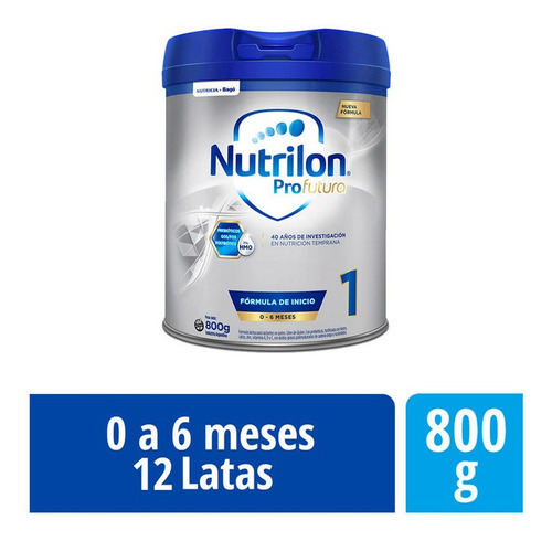 Leche En Polvo Nutrilon Profutura 2 Lata 800 Gr X 12 Un