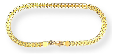 Pulsera De Oro 10 Kilates Eslabon Tipo Rolex De Hombre