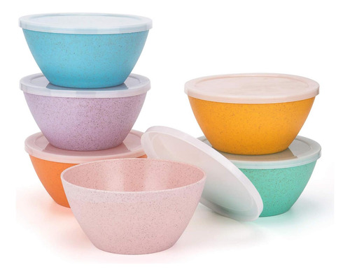 Tazones De Cereales Inquebrantables De Koxin -karlu Con Tapa
