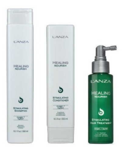  Kit Lanza Healing Nourish Stimulating  Antiqueda