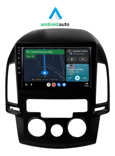 Multimidia Hyundai I30 Analogico Android 14 64gb Carplay 9p